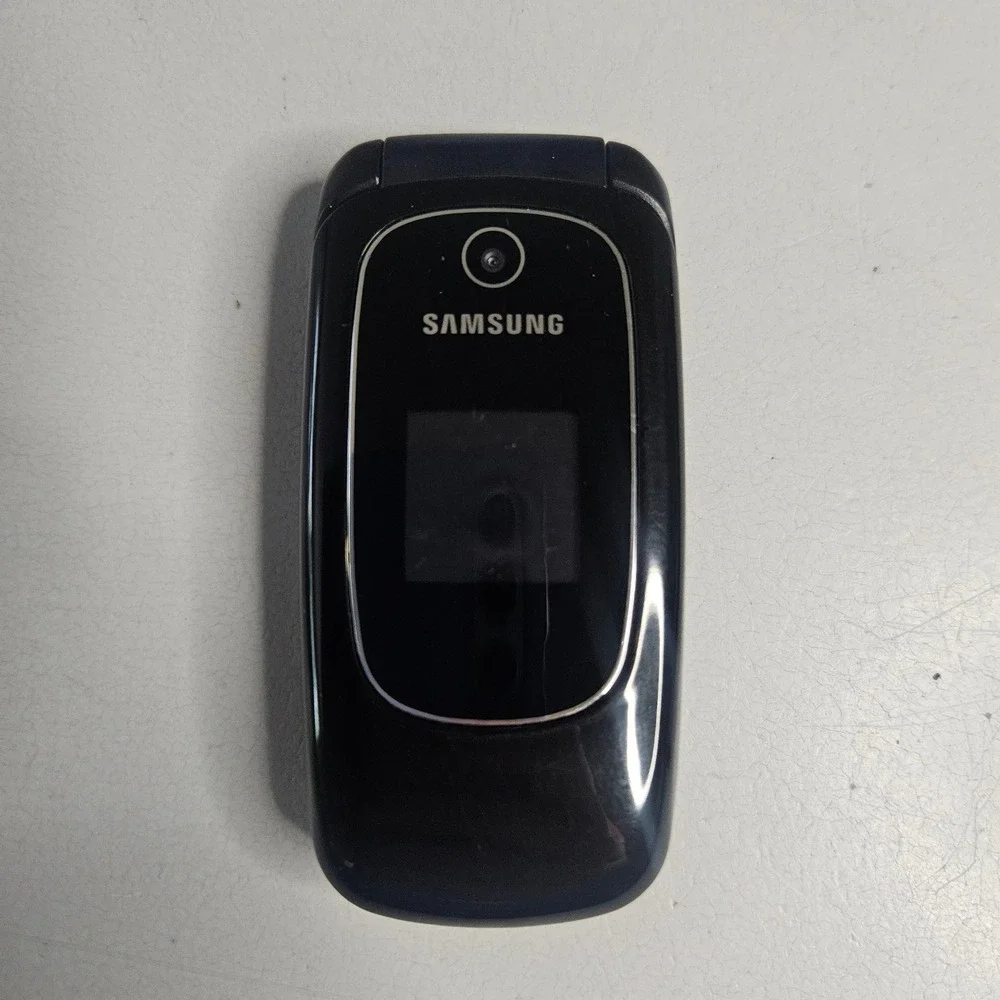 Samsung T245G TracFone Flip Phone Black with Charger and Manual Bundle